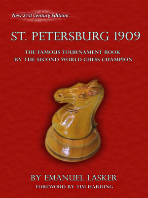 cover image of The International Chess Congress St. Petersburg 1909